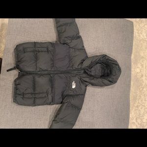 Black Northface 4T Reversible Winter Coat